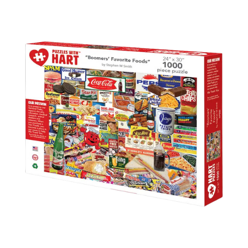 Boomer's Favorite Foods Puzzle 1000pcs