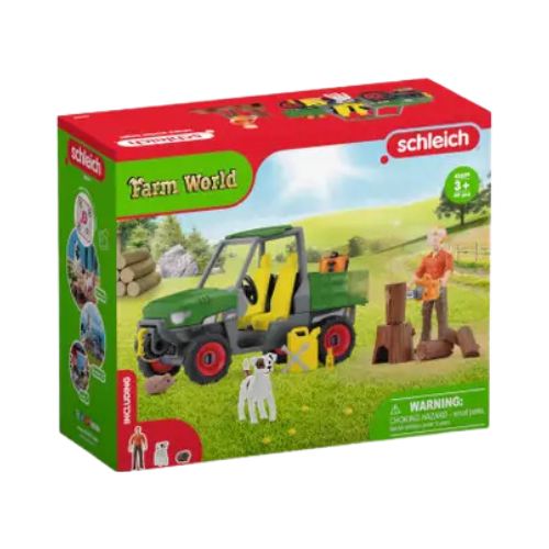 Schleich Farm World Working in the Forest Playset