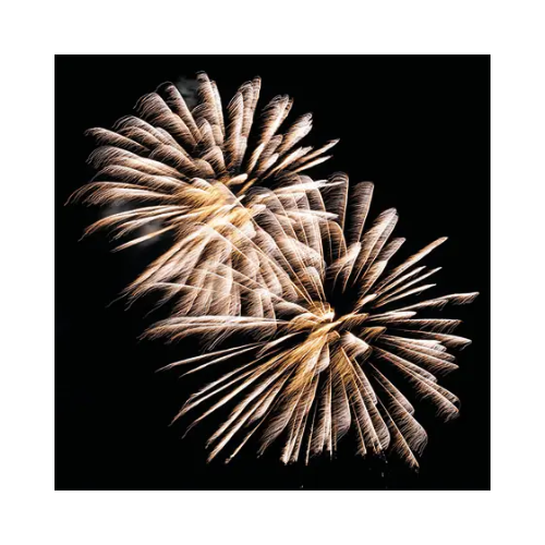 Golden Fireworks Cocktail Napkin 20ct