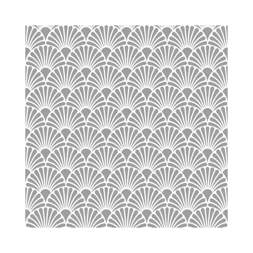 Art Deco Silver White Cocktail Napkins 20ct