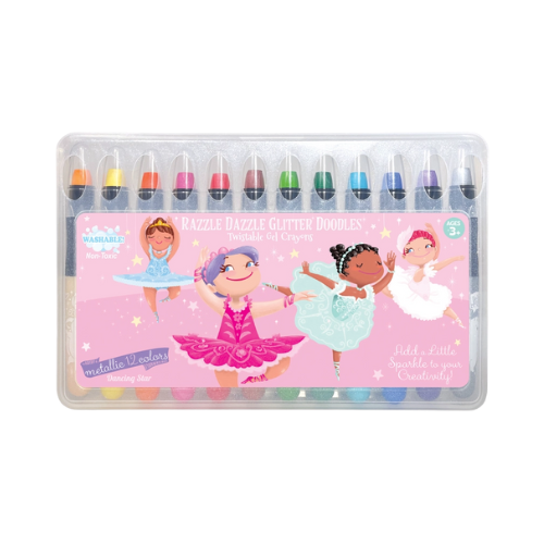 Dancing Star Glitter Doodle Twistable Gel Crayons