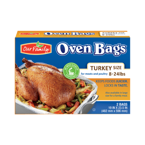 Our Family Turkey Size Oven Bags 2ct