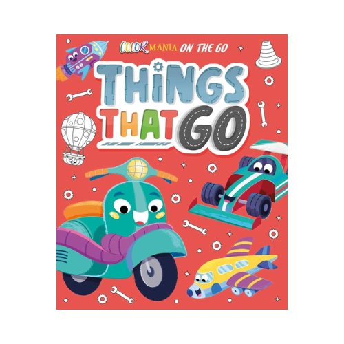 Color Mania On The Go Things That Go Book