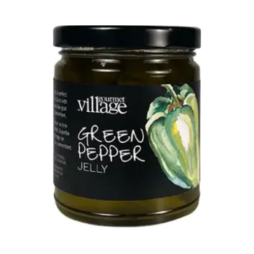 Gourmet du Village Green Pepper Jelly Cheese Topping 8oz