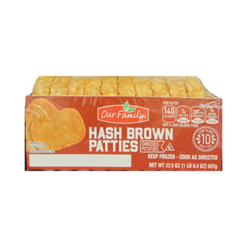 Our Family Hashbrown Patties 22.5oz