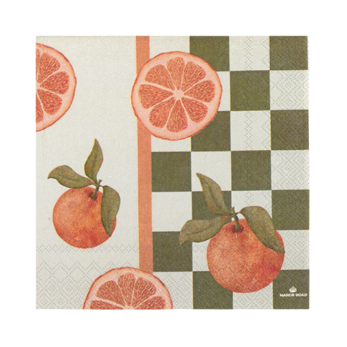 Manor Road Mimosa Cocktail Napkin 20ct