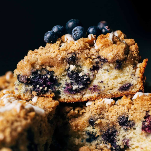 Blackberry Blueberry Sour Cream Coffee Cake