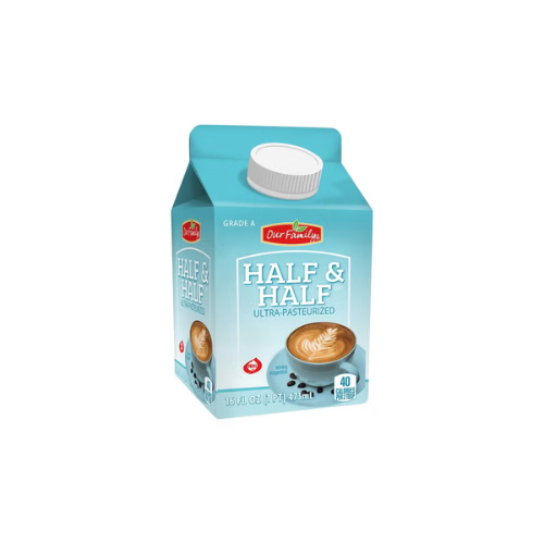 Our Family Half & Half 16oz