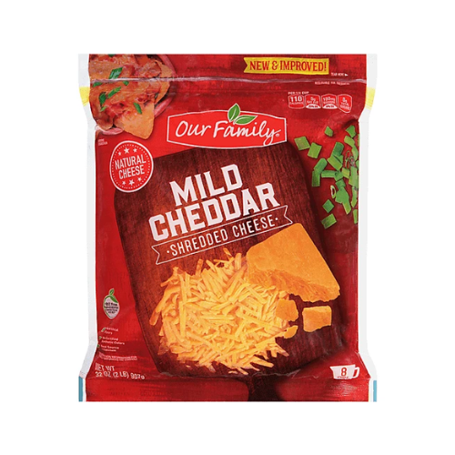 Our Family Mild Cheddar Shredded Cheese 32oz