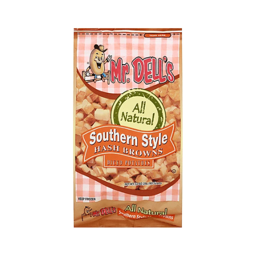Mr. Dell's All Natural Southern Style Hash Browns Diced Potatoes 32oz