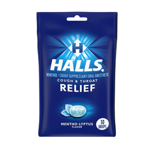 Halls Relief Mentho-lyptus Flavor Cough Drops 30ct