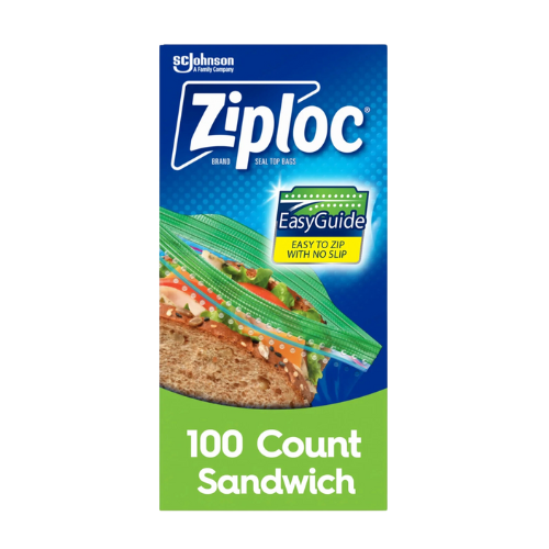 Ziploc Sandwich Bags 100ct