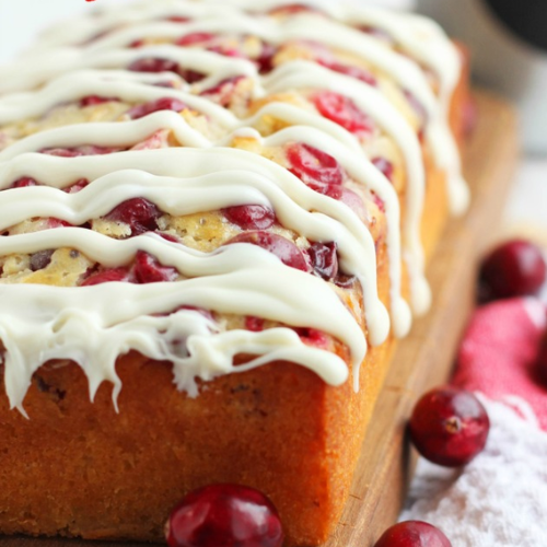 White Chocolate Cranberry Loaf, Mini