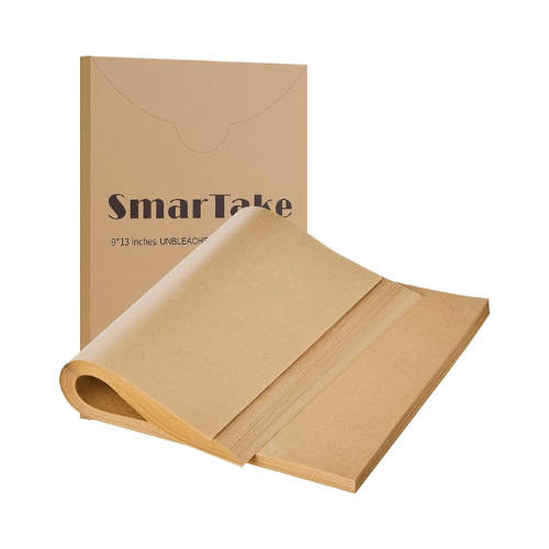 SMARTAKE Parchment Paper Baking Sheets 9x13 25ct