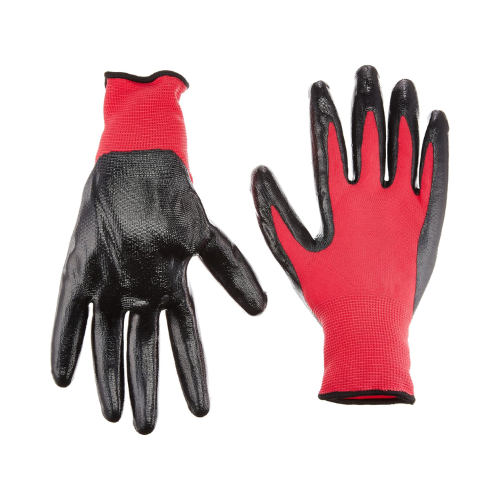 Work Gloves Black/Red 1pk