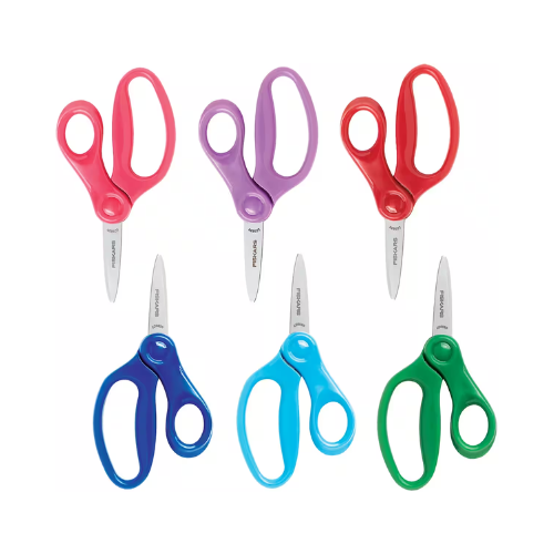 Fiskars 5" Kids Scissors Pointed Tip - Assorted Colors