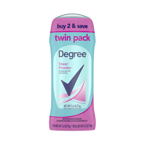 Degree Women's Deodorant Powder 2.6oz Twin Pack