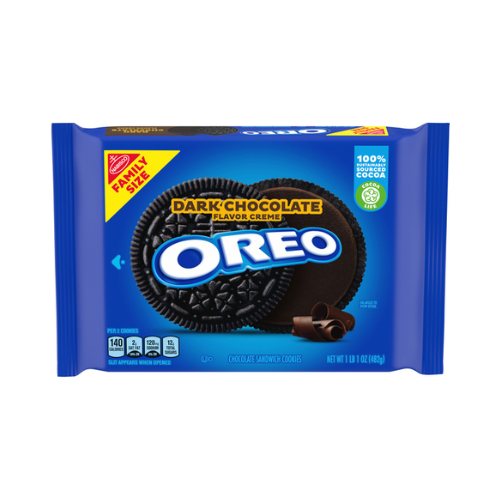 Nabisco Oreo Dark Chocolate Sandwich Cookies 17oz