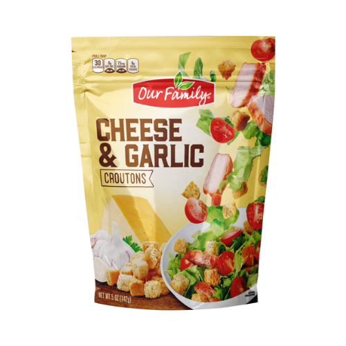 Our Family Cheese & Garlic Croutons 5oz