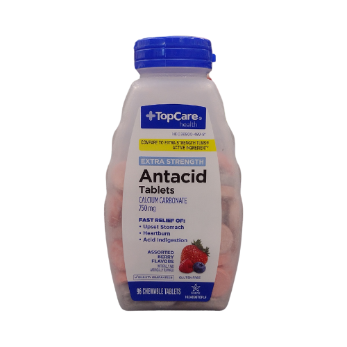 Topcare Antacid Tabs Extra Small Berry 96ct