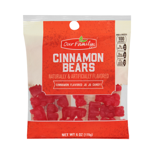 Our Family Cinnamon Bears Candy 6oz