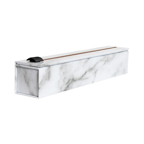 Chic Wrap Carrara Marble 12" Plastic Wrap Dispenser