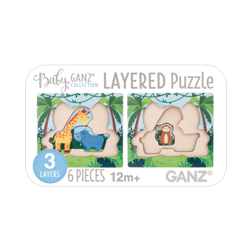 Jungle Layered Puzzle 7.5"