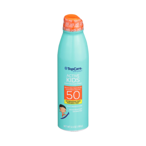 Topcare Continuous Spray Sunscreen -Kids SPF 50 5.5oz