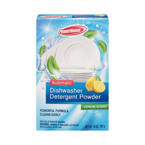 Powerhouse Dishwasher Powder, Lemon 14oz