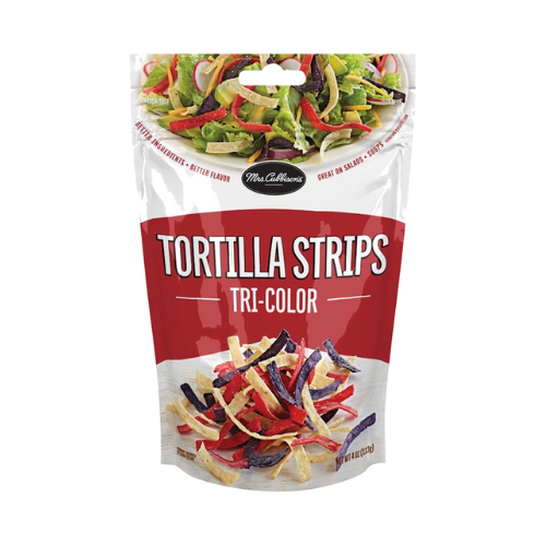 Mrs. Cubbisons Tri Color Tortilla Strips 4oz