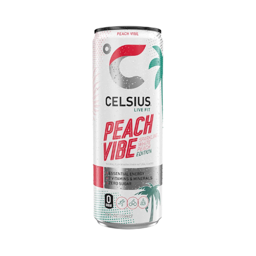 Celsius Live Fit Peach Vibe Energy Drink 12fl oz