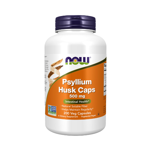 NOW Psyllium Husk Caps 500 mg