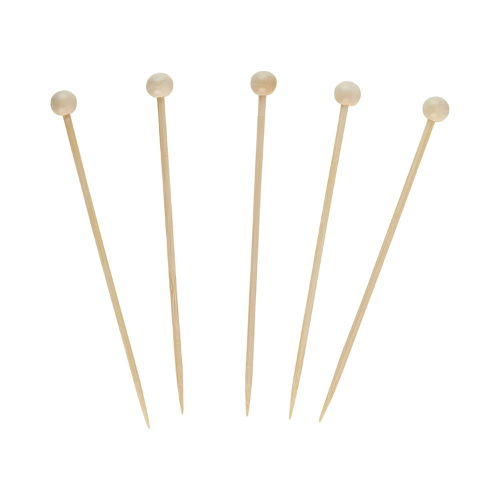 Simcha 4.7" Bamboo Ball Picks 100ct