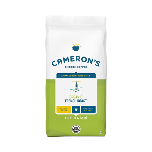 Cameron's Organic French Roast Whole Bean Dark Roast 28oz