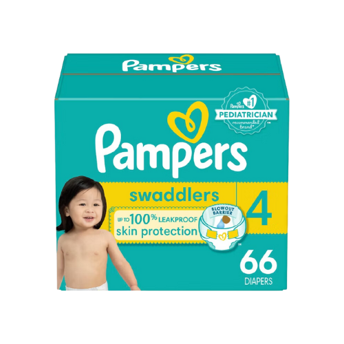 Pampers Swaddlers Diapers Size 4 66ct