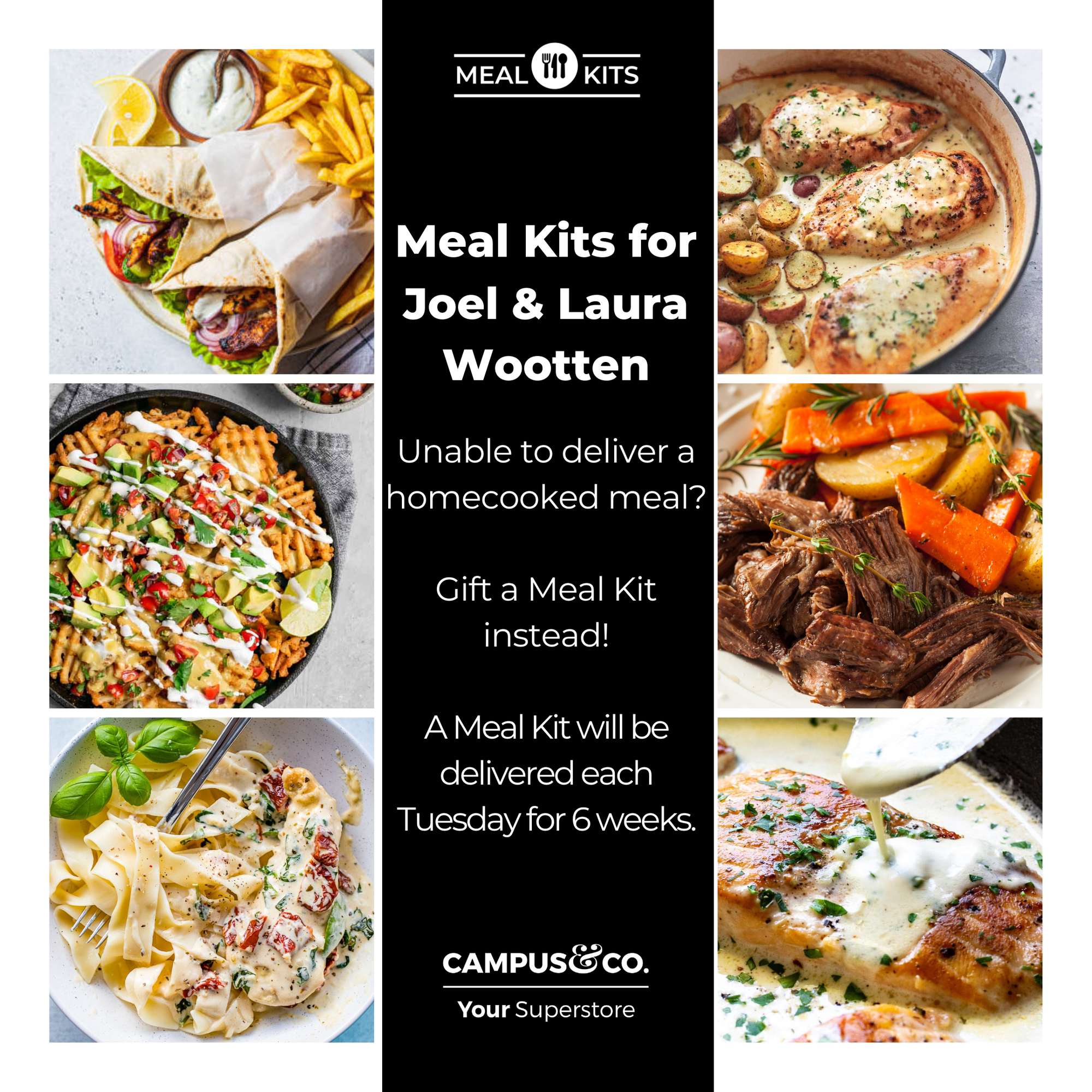 Meal Kits for Joel & Laura Wootten