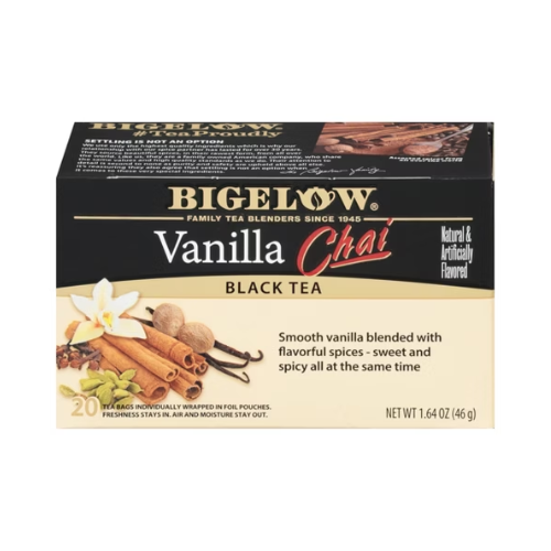 Bigelow Vanilla Chai Black Tea 20ct