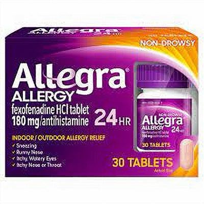 Allergra 24 Hour Allergy Tablets 30ct