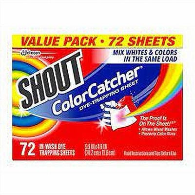 Shout Color Catcher Dye-trapping Sheets 72ct