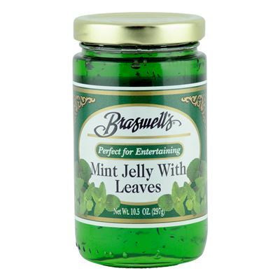 Braswell's Mint Jelly With Leaves 10.5oz