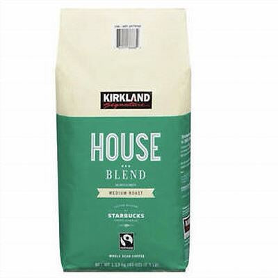 Kirkland House Blend Medium Roast Whole Bean Coffee 2.5lb