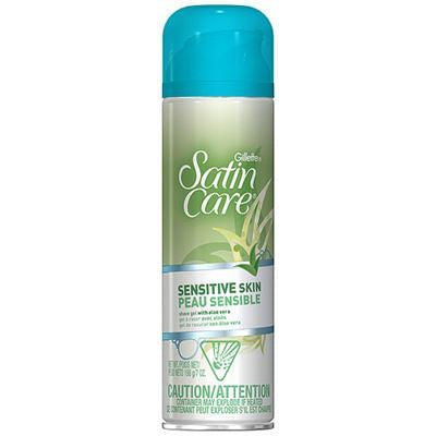 Gillette Satin Care Sensitive Skin Shave Gel 7oz