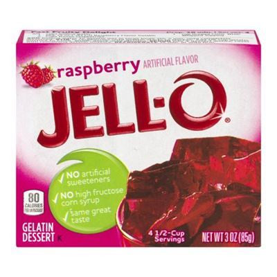 Jell-O Raspberry Gelatin 3oz