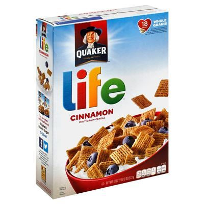 Quaker Life Multigrain Cinnamon Cereal 18oz