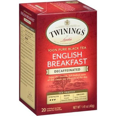 Twinings English Breakfast Decaf Tea Bags 20ct