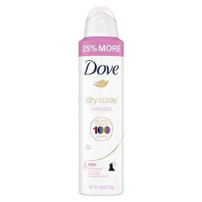 Dove Dry Spray Antiperspirant 48 Hr 4.8oz