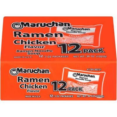 Maruchan Chicken Flavor Ramen Noodle Soup 12ct