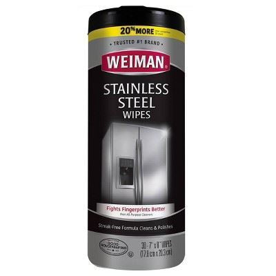 Weiman Stainless Steel Wipes 30ct