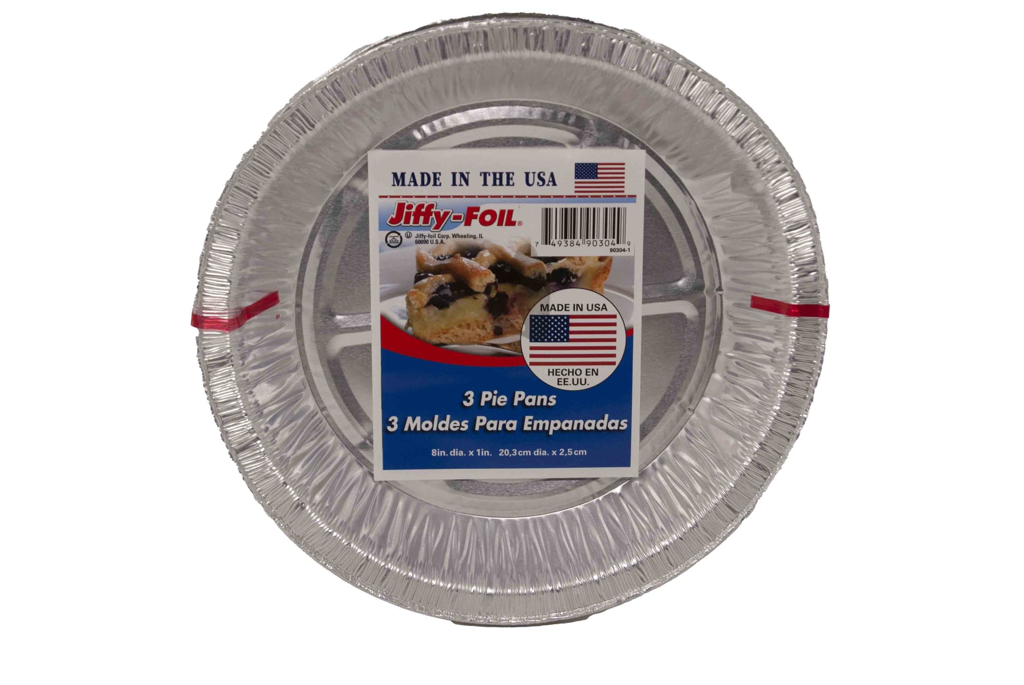 Jiffy-Foil 8" Pie Pans 3ct