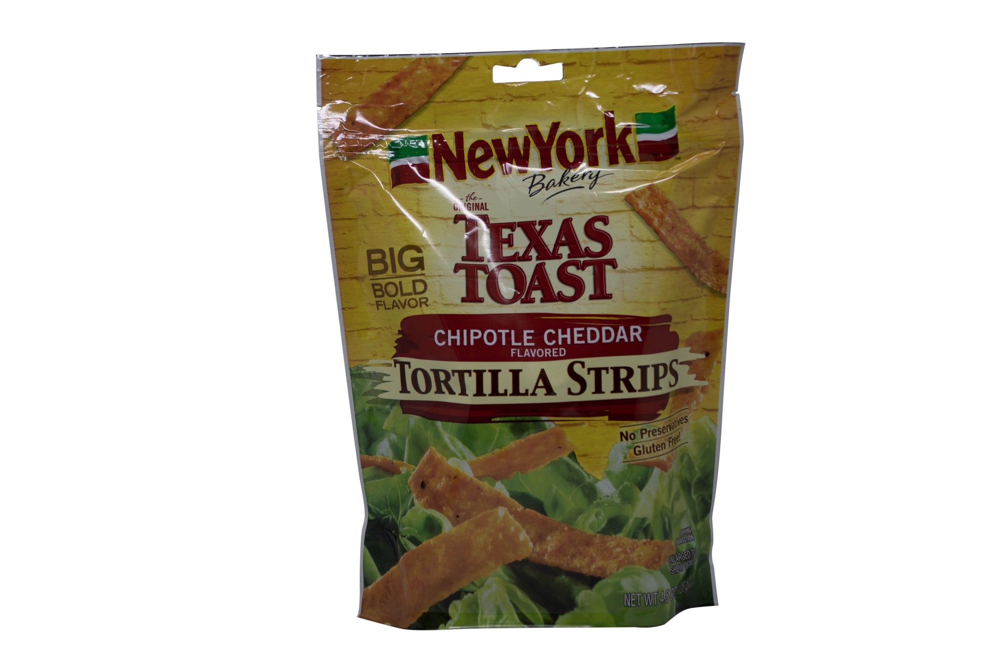 New York Bakery Texas Toast Chipotle Cheddar Tortilla Strips 4.5oz